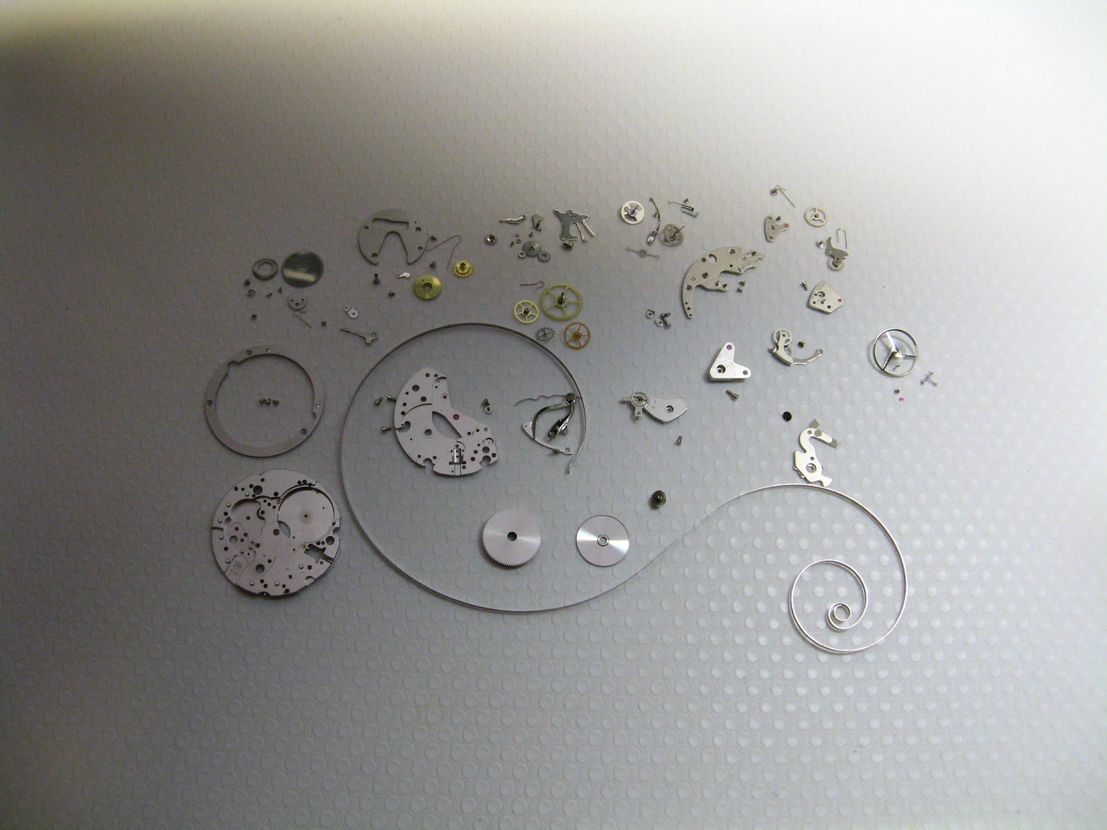 Werkteile nach der Reinigung