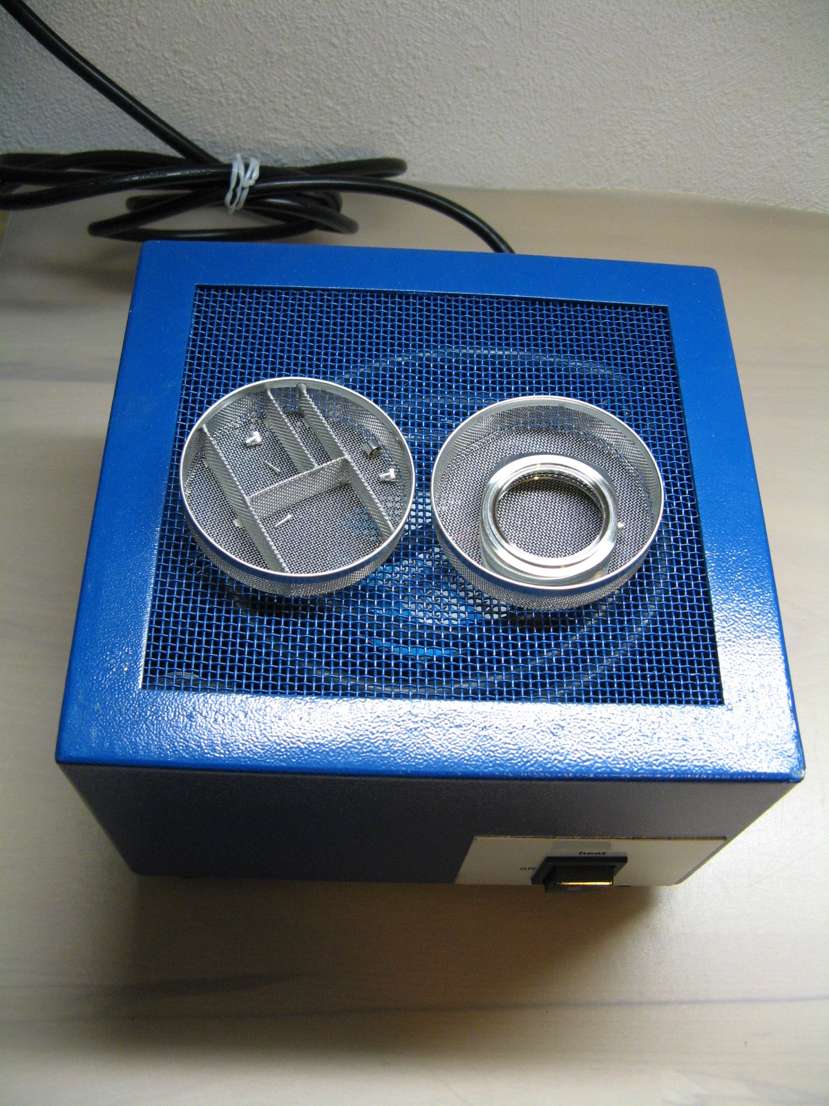 Geh&auml;use nach der Reinigung auf dem Trockner